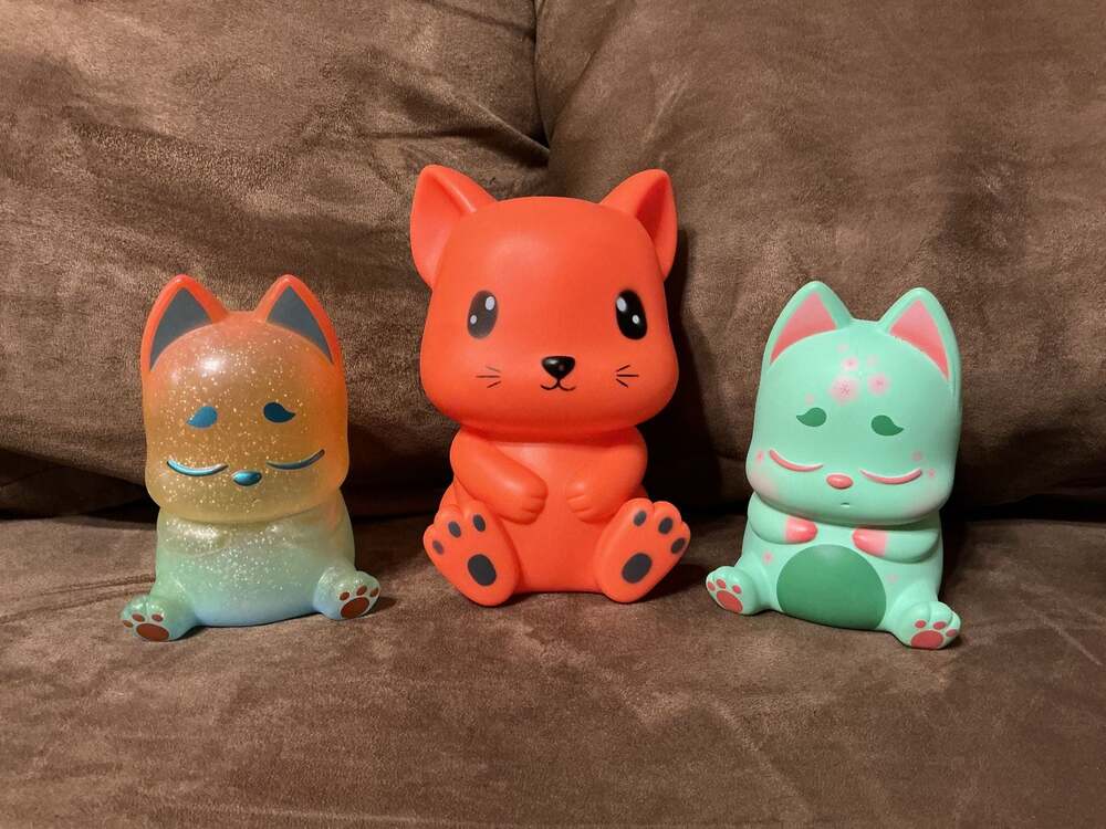 Kaleidos Creative Animal Night Light Figures (Set of 3)